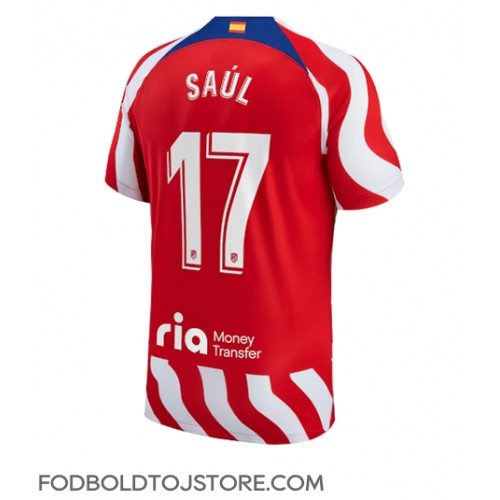 Atletico Madrid Saul Niguez #17 Hjemmebanetrøje 2022-23 Kortærmet